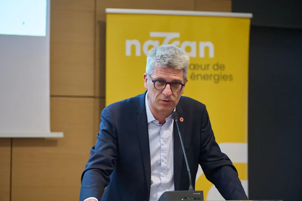 Intervention de Jean-Philippe Deneuvy lors de la conférence sur la transition énergétique organisée par NaTran à la CCI Auvergne-Rhône-Alpes