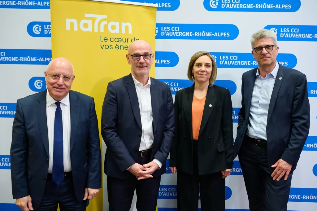 Intervention de Jean-Philippe Deneuvy lors de la conférence sur la transition énergétique organisée par NaTran à la CCI Auvergne-Rhône-Alpes